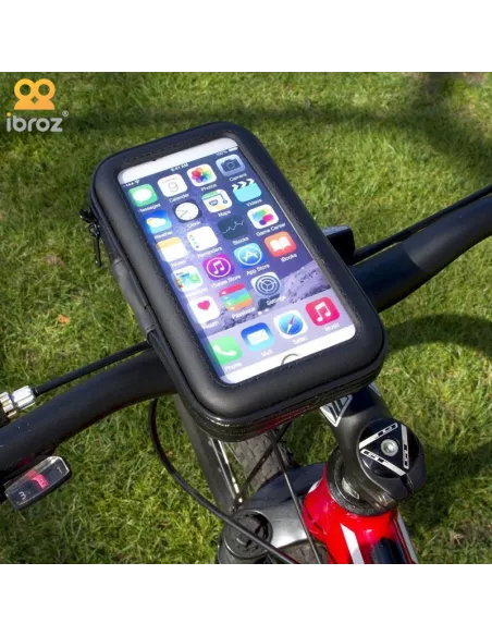 Universal smartphone mount for motorcycles, bikes and mountain bikes on handlebars (bar...