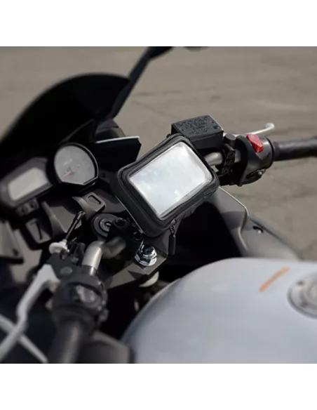 Support pour smartphone universel moto, vélo, vtt sur guidon (barre...