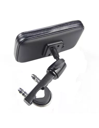 Universal smartphone mount for motorcycles, bikes and mountain bikes on handlebars (bar...