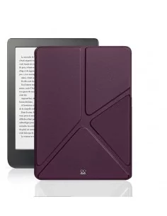 Weimay Étui de Protection pour Kindle Paperwhite 2018 étui Pliable en Cuir Super,Rose Rouge 