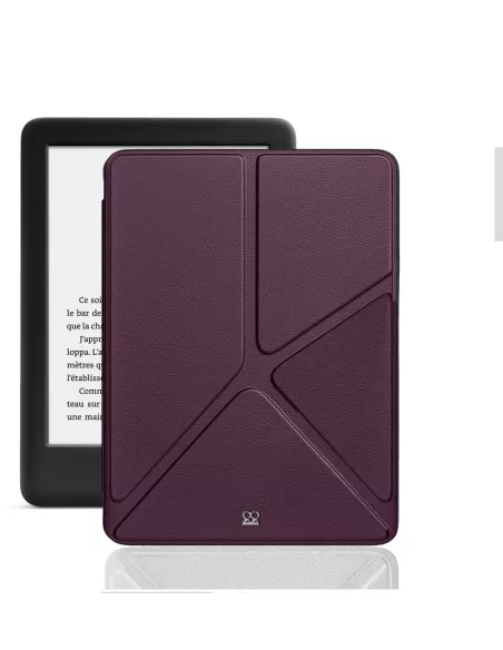 Amazon Kindle 6" (10th Gen) Origami Leather Case - Bordeaux | Ibroz