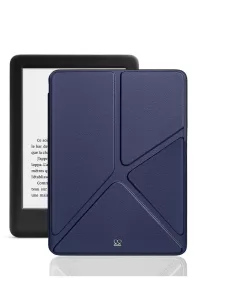 Amazon Kindle 6" (10th Gen) Origami Leather Case - Navy Blue | Ibroz