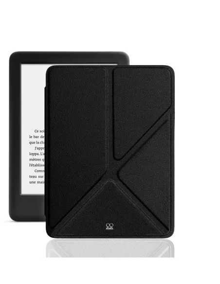 Amazon Kindle 6" (10ème Gén) Etui Cuir Origami - Noir | Ibroz