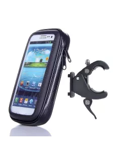 Universal smartphone holder for motorcycles, bicycles, mountain bikes on handlebars...