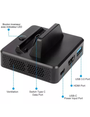 Docking station, charging cradle and HD TV transfer for Nintendo S...