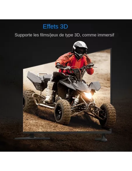 Câble Micro HDMI vers HDMI 4K standard - Diffusion video vers TV-pr...