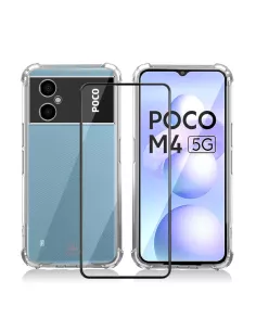Xiaomi Poco M4 (5G) Pack Coque antichocs + Protection Ecran 9H - Tr...