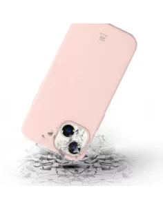 Apple iPhone 13 Mini Coque Liquid Silicone + Verre Trempé 9H (5D) -... 2