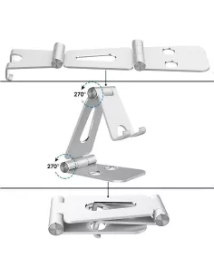 Mini Universal Foldable Smartphone Stand for desk, table ... 2