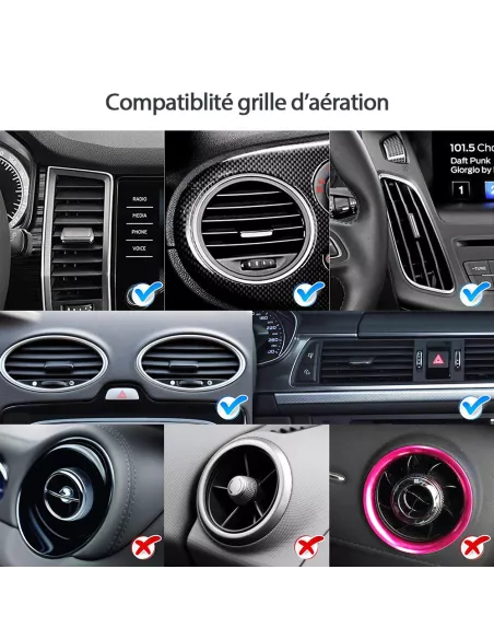 Magnetic Smartphone & Mobile Car Holder for air vents...