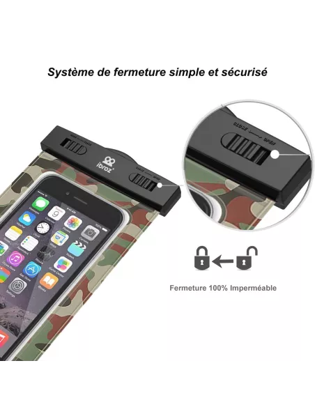 Waterproof carrying case IPX8 30 meters - Camouflage | ...