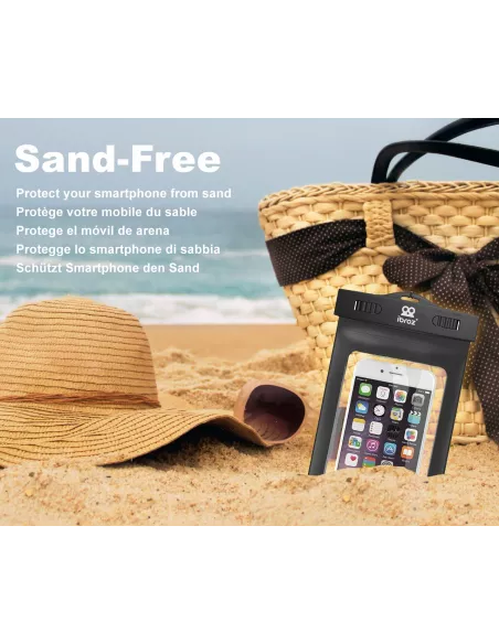 Waterproof carrying case IPX8 30 meters - Blue | Ibroz