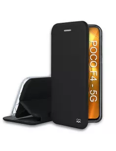 Xiaomi Poco F4 (5G) Etui Cuir Folio Clam - Noir | Ibroz