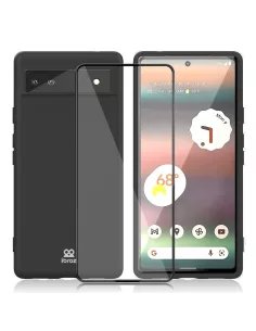 Google Pixel 6A Coque LSR Liquid Silicone - Noir | Ibroz