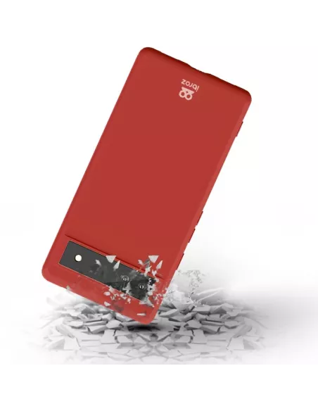 Google Pixel 6A Coque LSR Liquid Silicone - Rouge | Ibroz