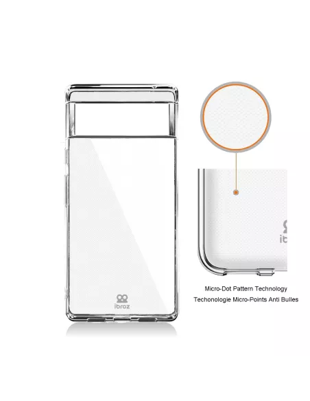 Google Pixel 6A Shockproof Case Pack - Transparent | Ibroz