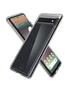 Google Pixel 6A Pack Coque antichocs - Transparent | Ibroz 2