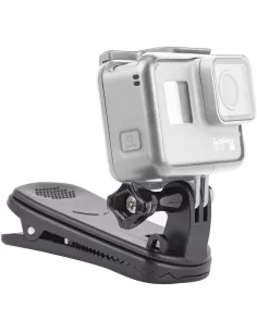 Rotating clip for Gopro with fixed base for motorcycle, ...