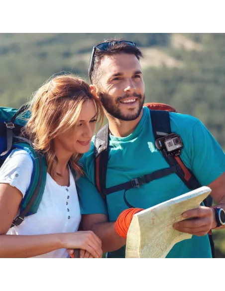 Rotating clip for Gopro with fixed base for motorcycle, ...