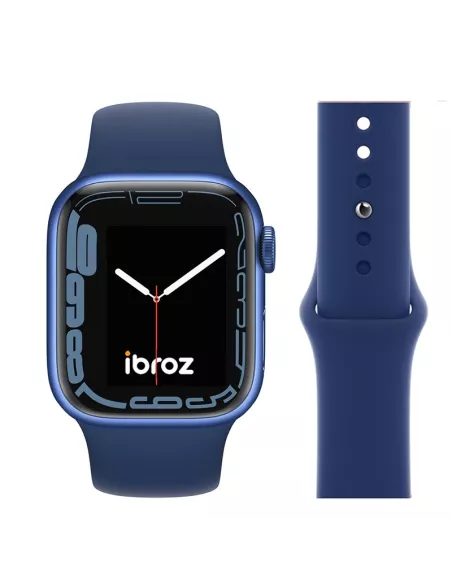 Set of 2 Apple Watch 7, 6, SE, 5, 4, 3 Sport Bands - Navy Blue...