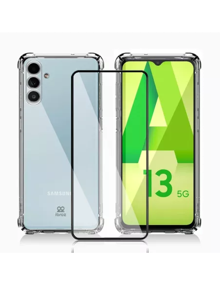 Samsung Galaxy A13 (5G) Pack Coque Antichoc + Protection Ecran 9H -...