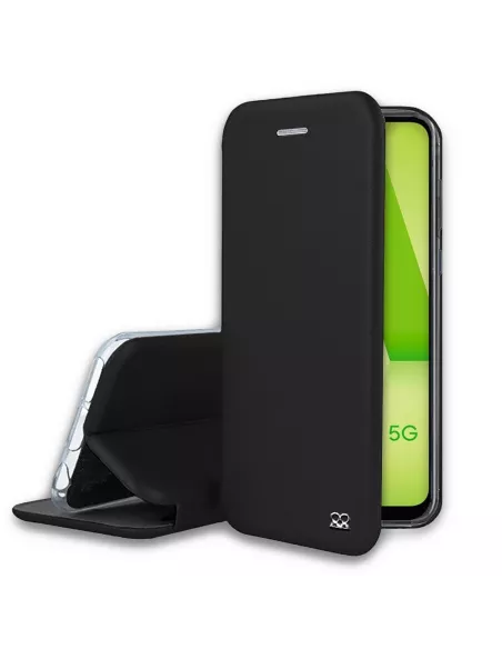 Samsung Galaxy A13 (5G) Leather Case Folio Clam - Black | Ibroz