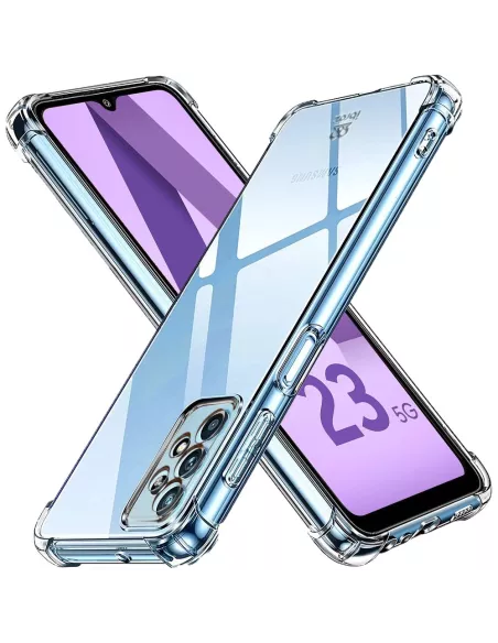 Samsung Galaxy A23 (5G) Shockproof Case + 9H Screen Protector Pack -...