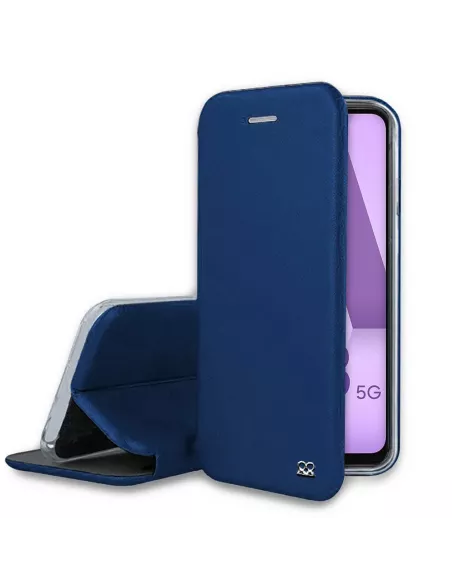 Samsung Galaxy A23 (5G) Etui Cuir Folio Clam - Bleu cosmos | Ibroz