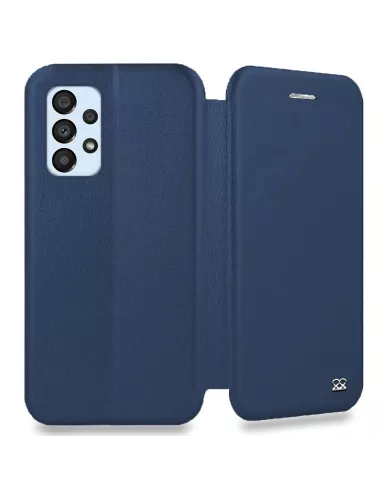 Samsung Galaxy A23 (5G) Leather Case Folio Clam - Cosmos Blue | Ibroz