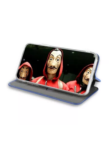 Samsung Galaxy A23 (5G) Leather Case Folio Clam - Cosmos Blue | Ibroz