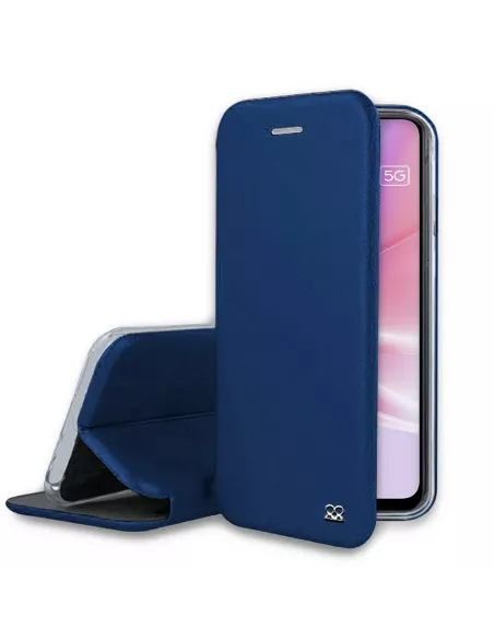 Oppo A77 (5G) Folio Clam Leather Case - Cosmos Blue | Ibroz