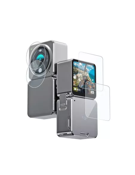 Set of 4 lens and screen protectors for DJI Action 2 | I...