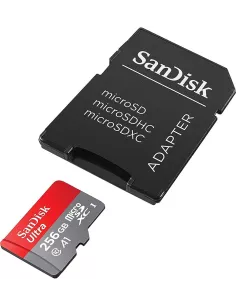 SanDisk 256GB MicroSD XC Ultra Memory Card + SDe 10 Adapter, ... 2