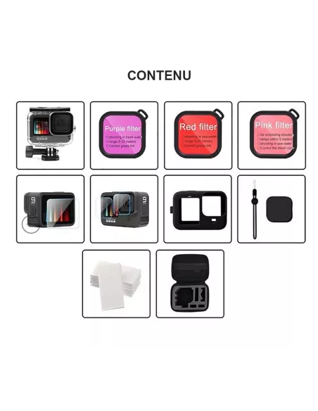 45m waterproof dive case and accessory pack for GoPro Hero ...
