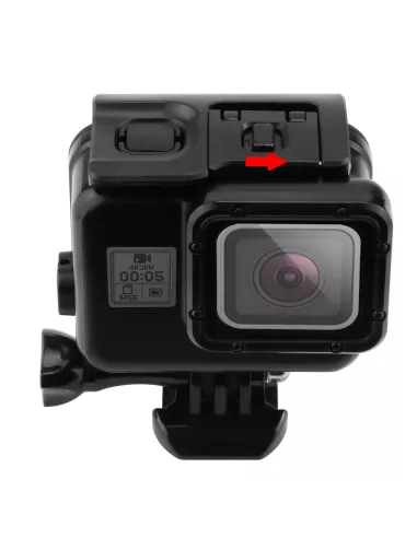 Black 50m waterproof diving case GoPro Hero 5 - 6 and Her...
