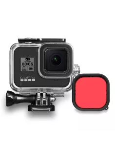Red filter for GoPro Hero 8 / 8 Black waterproof housing | Ibroz