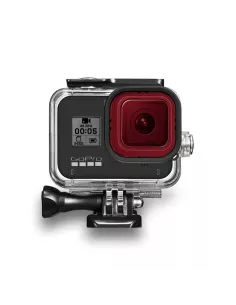 Red filter for GoPro Hero 8 / 8 Black waterproof housing | Ibroz 2