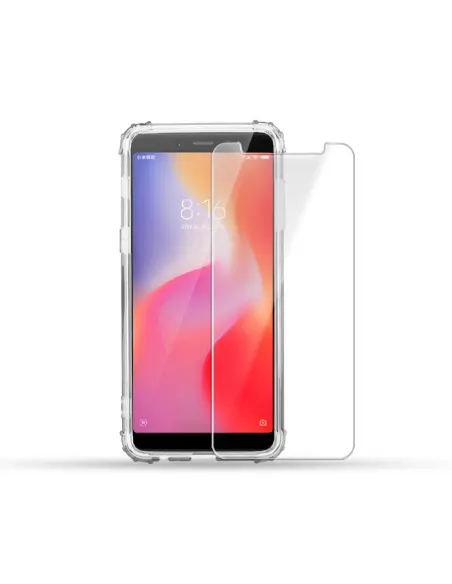 Xiaomi Redmi 6 Pack Shockproof Case + Screen Protector 9H | Ibroz