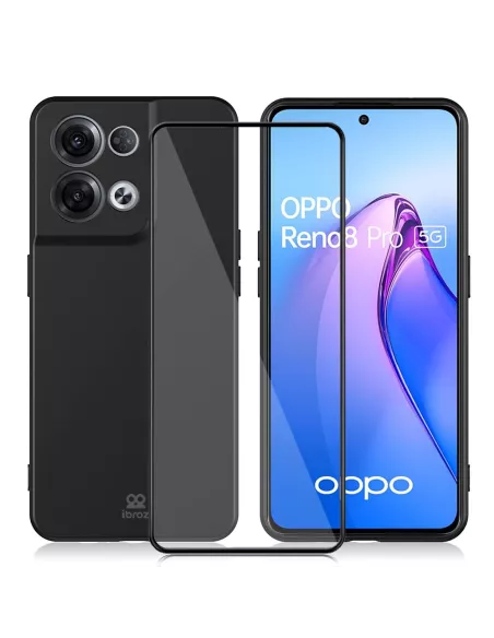Oppo Reno 8 Pro (5G) Coque LSR Liquid Silicone + Protection écran e...