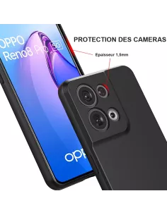 Oppo Reno 8 Pro (5G) Coque LSR Liquid Silicone + Protection écran e... 2