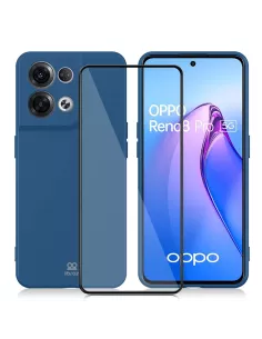 Oppo Reno 8 Pro (5G) LSR Liquid Silicone Case + Screen Protector...