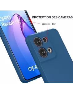 Oppo Reno 8 Pro (5G) Coque LSR Liquid Silicone + Protection écran e... 2