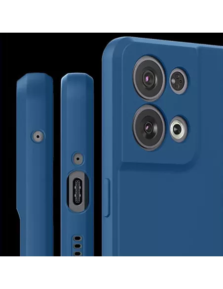 Oppo Reno 8 Pro (5G) Coque LSR Liquid Silicone + Protection écran e...