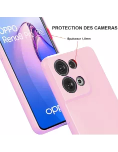 Oppo Reno 8 Pro (5G) Coque LSR Liquid Silicone + Protection écran e... 2