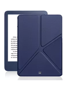 Amazon Kindle 6" (11th Gen - 2022) Origami Leather Case - Blue | Ibroz