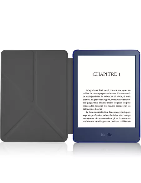Amazon Kindle 6" (11th Gen - 2022) Origami Leather Case - Blue | Ibroz