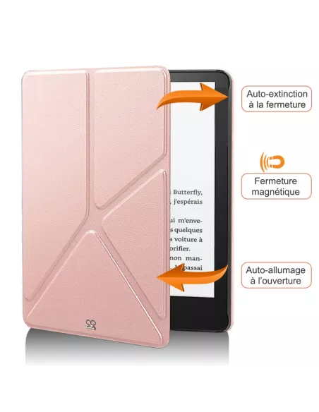 Amazon Kindle 6" (11th Gen - 2022) Origami Leather Case - Rose Gold |...