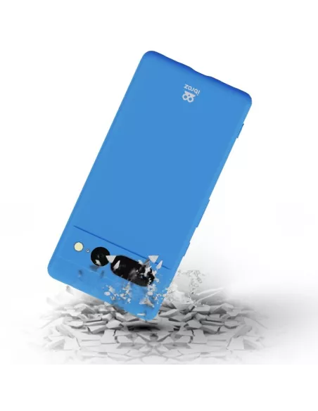 Google Pixel 7 Pro Coque Liquid Silicone + Protection Ecran 9H - Bl...