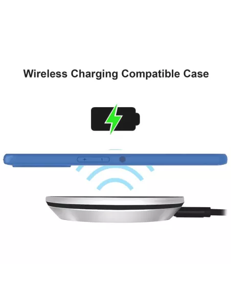 Google Pixel 7 Pro Coque Liquid Silicone + Protection Ecran 9H - Bl...