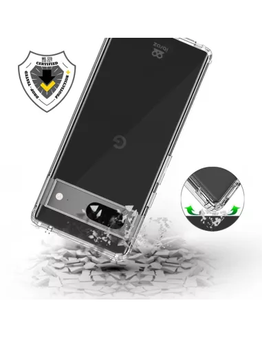 Google Pixel 7 Shockproof Case Bayer Transparent + Screen Protector...